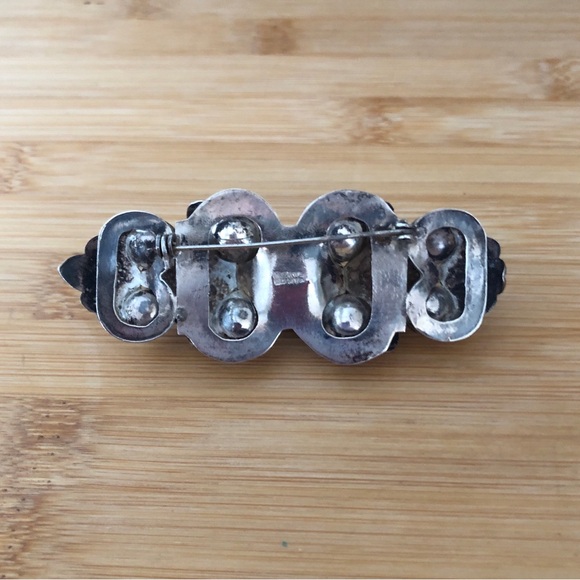 $78 Vintage Old Mexico Brooch Marked Silver Mexico - Picture 5 of 5